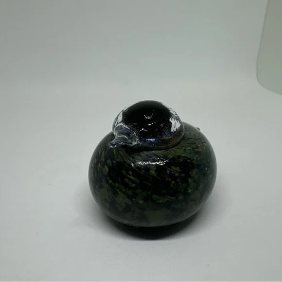 Very Rare Signed Oiva Toikka Nuutajarvi Finland small glass bird Goldcrest